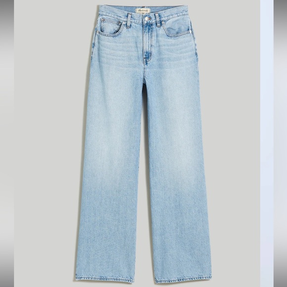 Madewell superwide-leg jeans in Ahern wash - Picture 5 of 6
